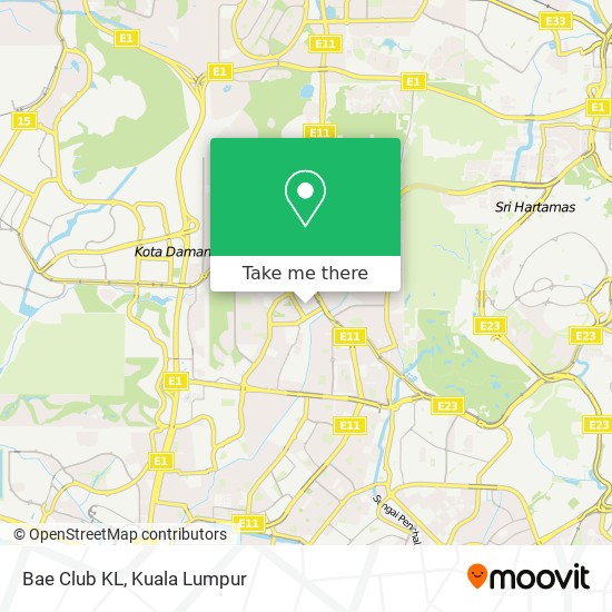 Bae Club KL map