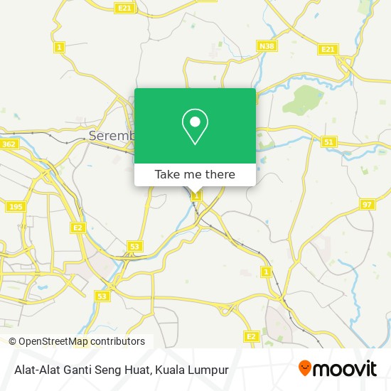 Alat-Alat Ganti Seng Huat map