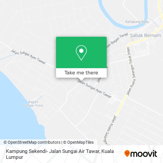 Kampung Sekendi- Jalan Sungai Air Tawar map