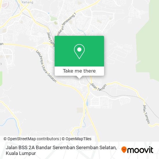 Jalan BSS 2A Bandar Seremban Seremban Selatan map