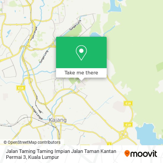 Jalan Taming Taming Impian Jalan Taman Kantan Permai 3 map