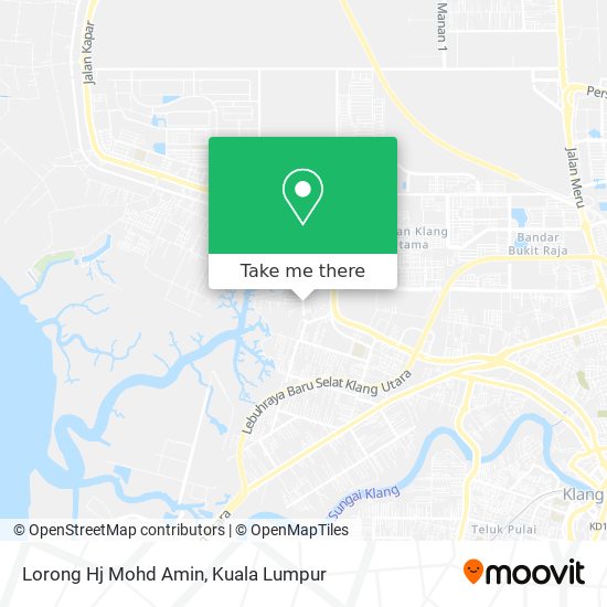 Peta Lorong Hj Mohd Amin