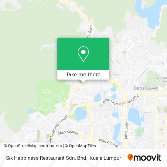 Six Happiness Restaurant Sdn. Bhd. map