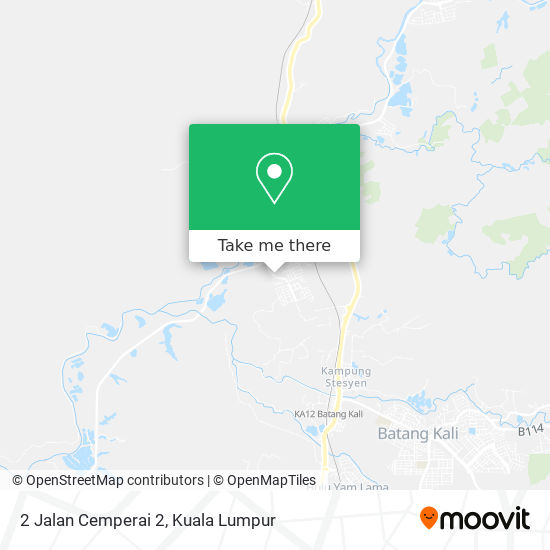 2 Jalan Cemperai 2 map