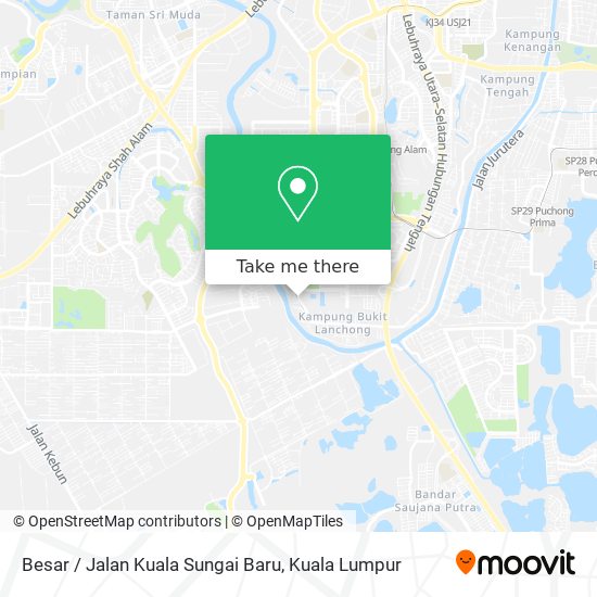 Peta Besar / Jalan Kuala Sungai Baru