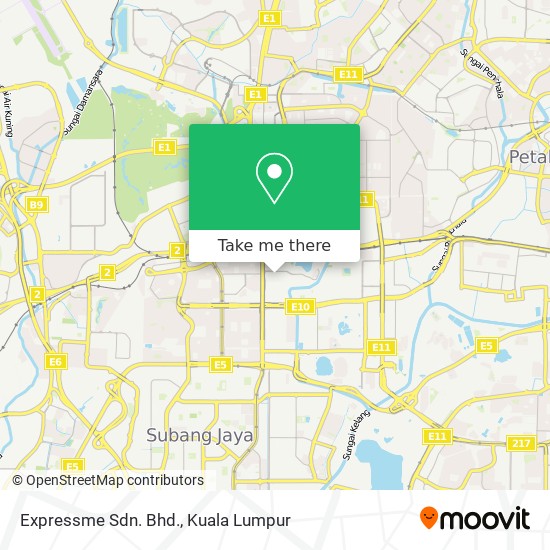 Expressme Sdn. Bhd. map