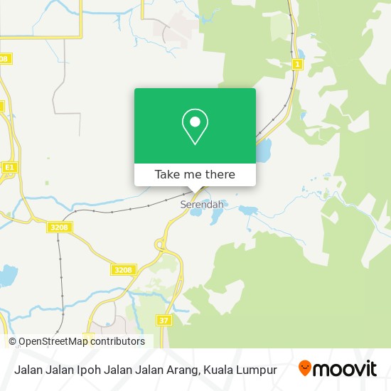 Jalan Jalan Ipoh Jalan Jalan Arang map