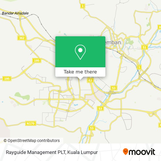 Rayguide Management PLT map