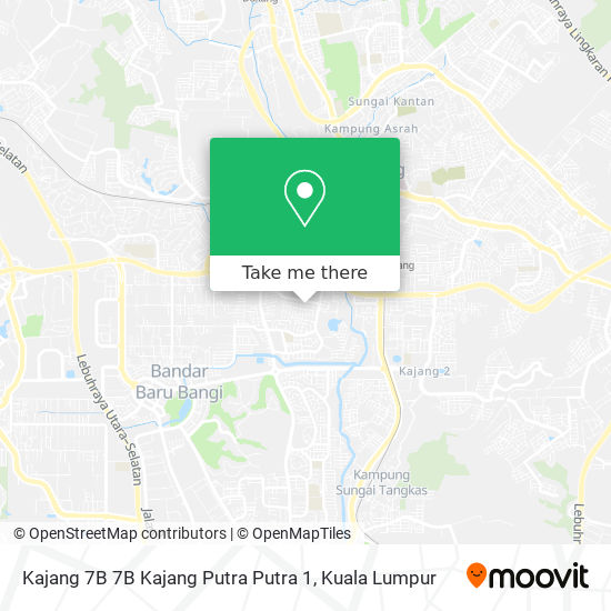 Kajang 7B 7B Kajang Putra Putra 1 map