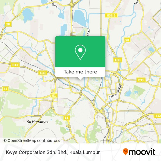 Kwys Corporation Sdn. Bhd. map