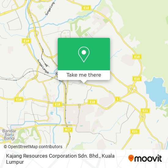 Kajang Resources Corporation Sdn. Bhd. map