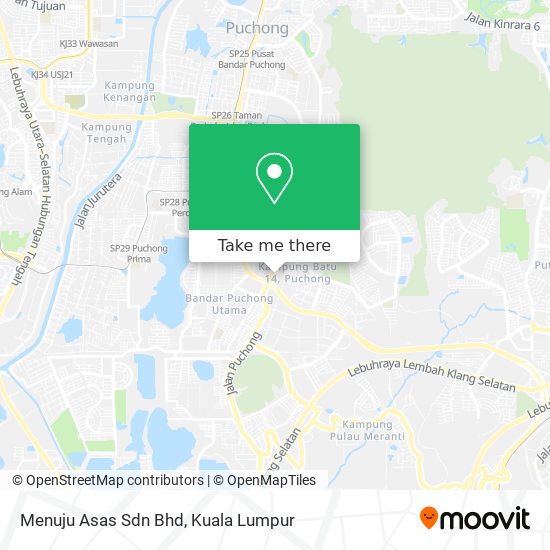 Menuju Asas Sdn Bhd map