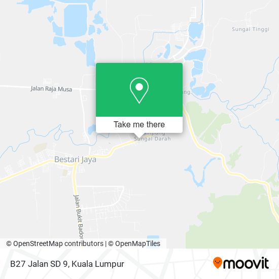B27 Jalan SD 9, 45000 Bestari Jaya map