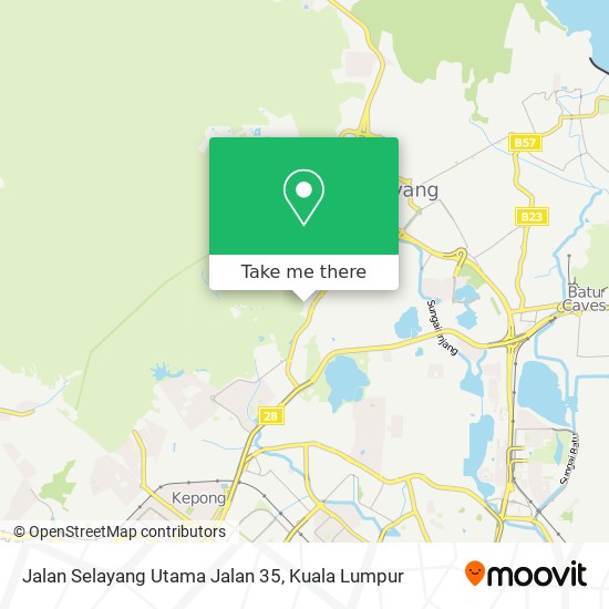 Jalan Selayang Utama Jalan 35 map