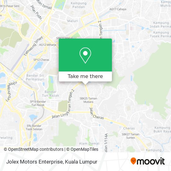 Jolex Motors Enterprise map