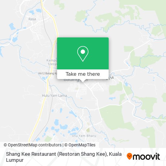 Shang Kee Restaurant (Restoran Shang Kee) map