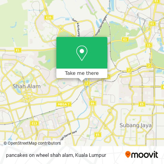 pancakes on wheel shah alam map