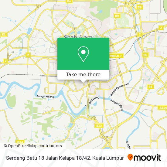 Serdang Batu 18 Jalan Kelapa 18 / 42 map