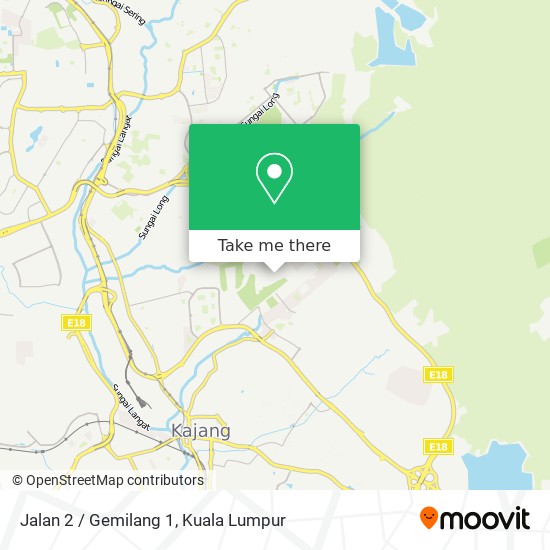 Jalan 2 / Gemilang 1 map