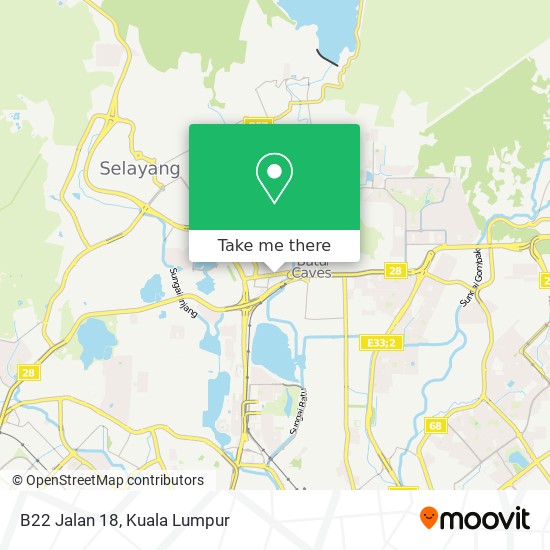 B22 Jalan 18 map