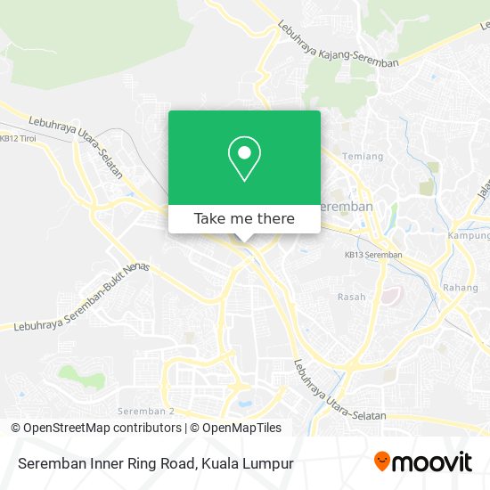 Seremban Inner Ring Road map