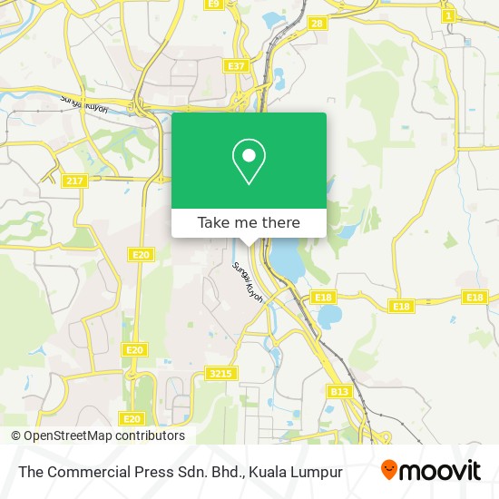 The Commercial Press Sdn. Bhd. map