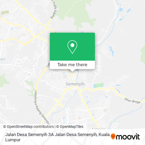 Jalan Desa Semenyih 3A Jalan Desa Semenyih map