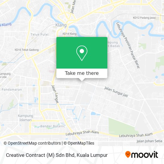Creative Contract (M) Sdn Bhd map
