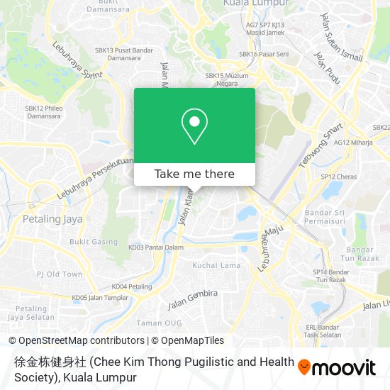 徐金栋健身社 (Chee Kim Thong Pugilistic and Health Society) map