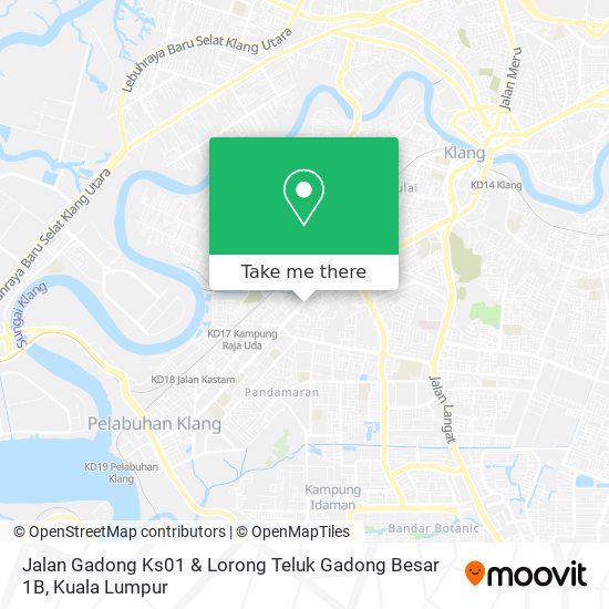 Jalan Gadong Ks01 & Lorong Teluk Gadong Besar 1B map