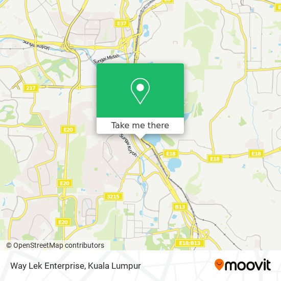 Way Lek Enterprise map