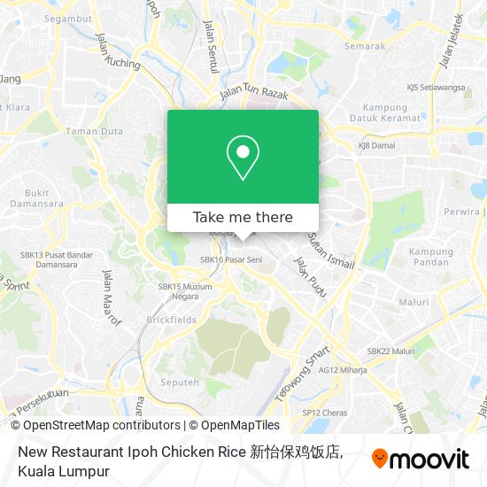 New Restaurant Ipoh Chicken Rice 新怡保鸡饭店 map