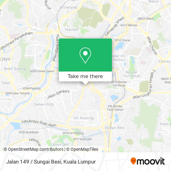 Jalan 149 / Sungai Besi map