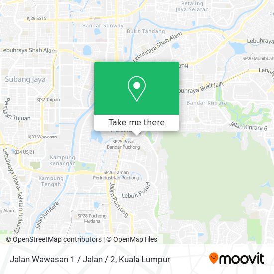 Jalan Wawasan 1 / Jalan / 2 map