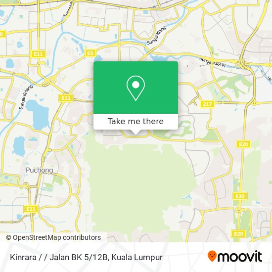 Kinrara / / Jalan BK 5/12B map