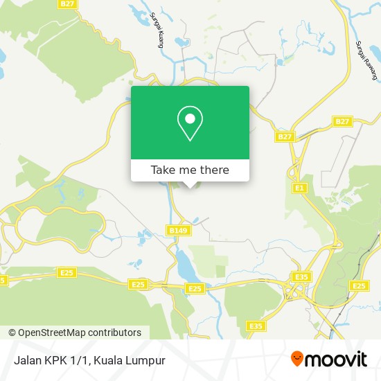 Jalan KPK 1/1 map