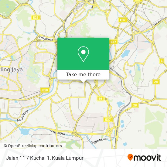 Jalan 11 / Kuchai 1 map