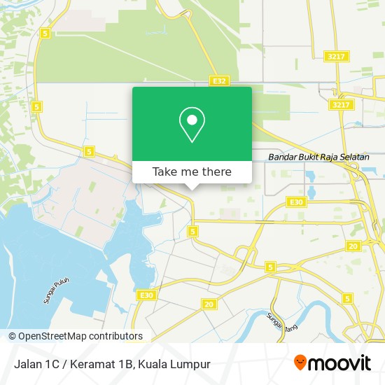 Jalan 1C / Keramat 1B map