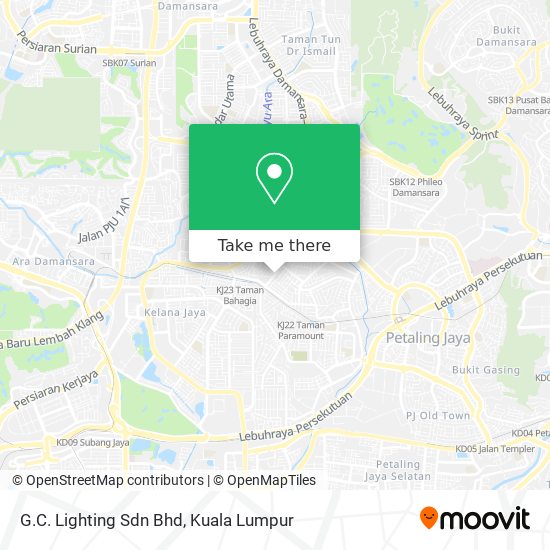 G.C. Lighting Sdn Bhd map