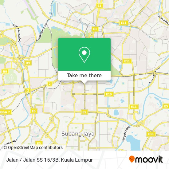 Jalan / Jalan SS 15/3B map