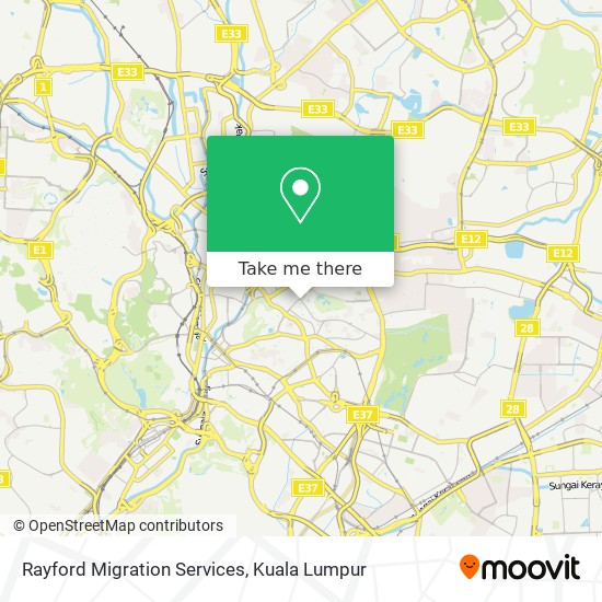 Rayford Migration Services map