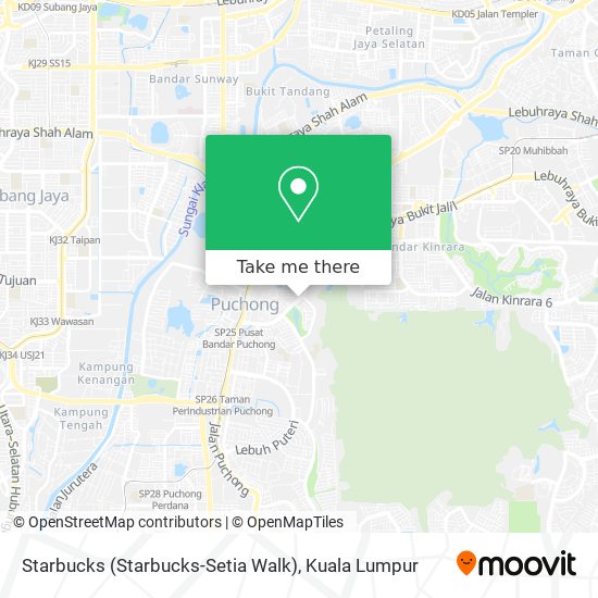 Starbucks (Starbucks-Setia Walk) map