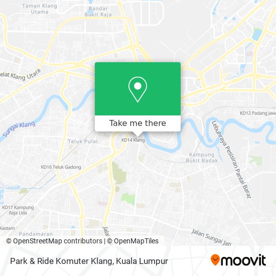 Peta Park & Ride Komuter Klang