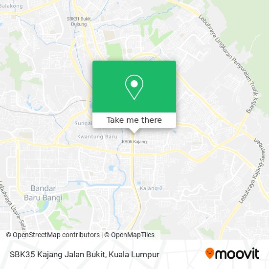 SBK35 Kajang Jalan Bukit map