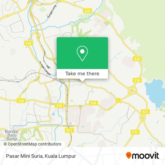 Pasar Mini Suria map