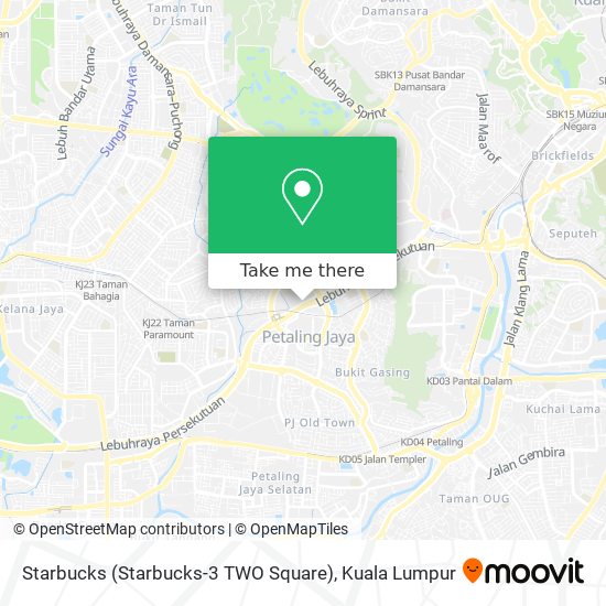 Starbucks (Starbucks-3 TWO Square) map