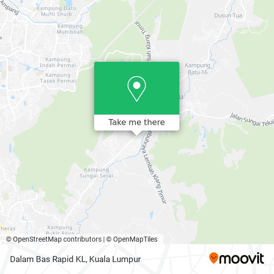 Dalam Bas Rapid KL map