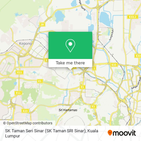 SK Taman Seri Sinar map