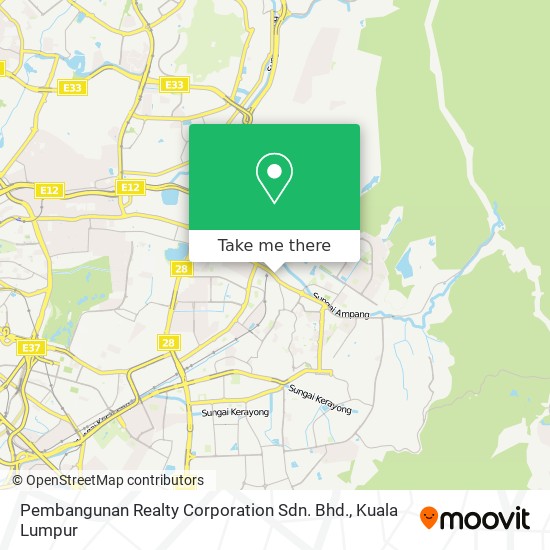 Pembangunan Realty Corporation Sdn. Bhd. map