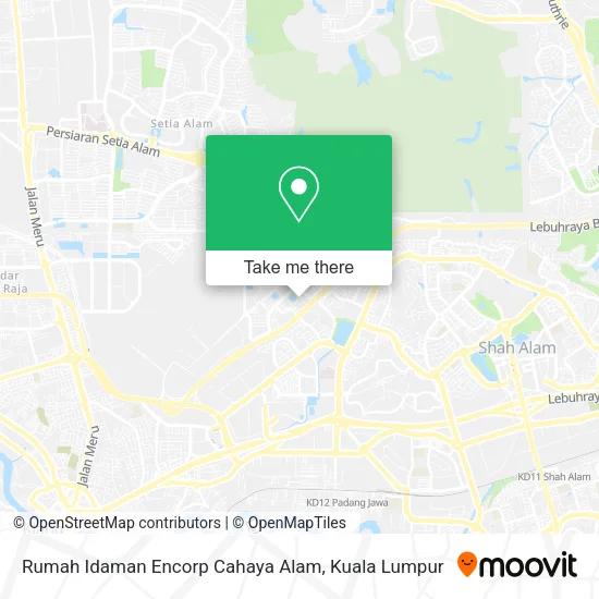 Rumah Idaman Encorp Cahaya Alam map
